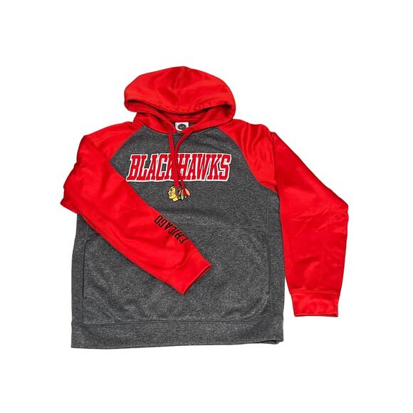Chicago Blackhawks, Hoodie, with pocket, Size M, 1033Y - Picture 2 of 4